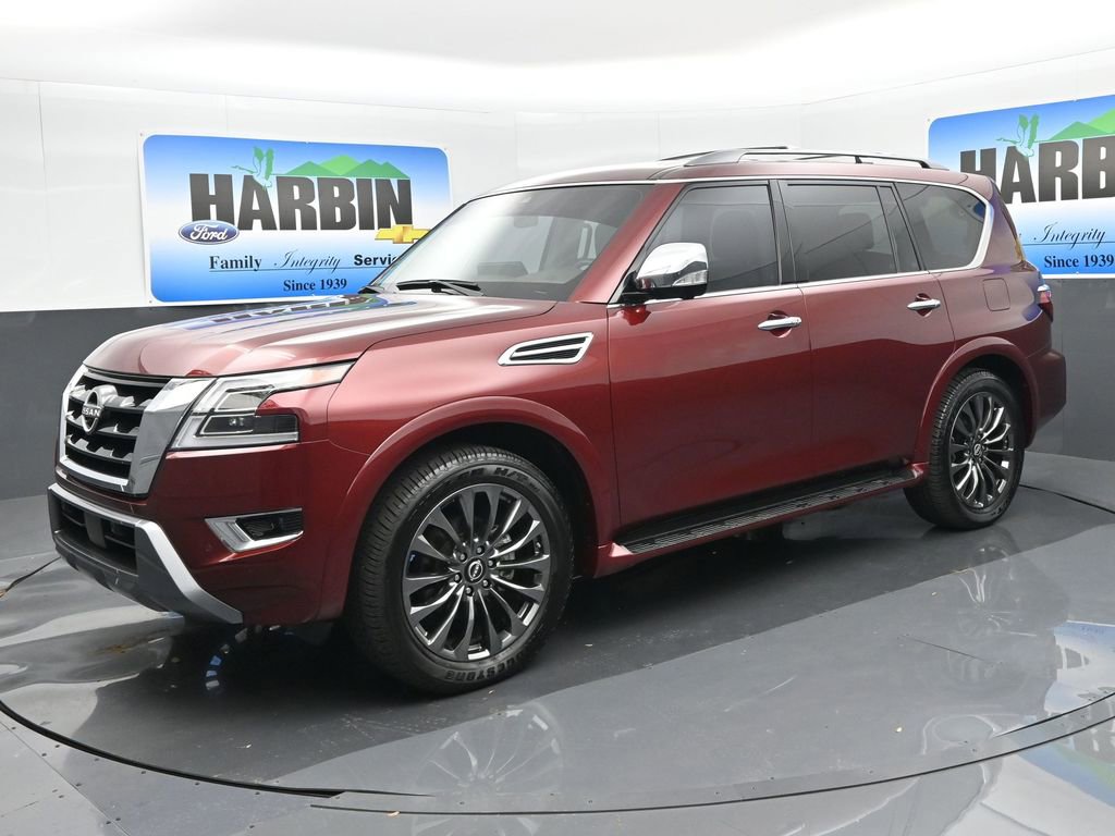 Used 2024 Nissan Armada Platinum w/ Captain's Chairs Package video 1