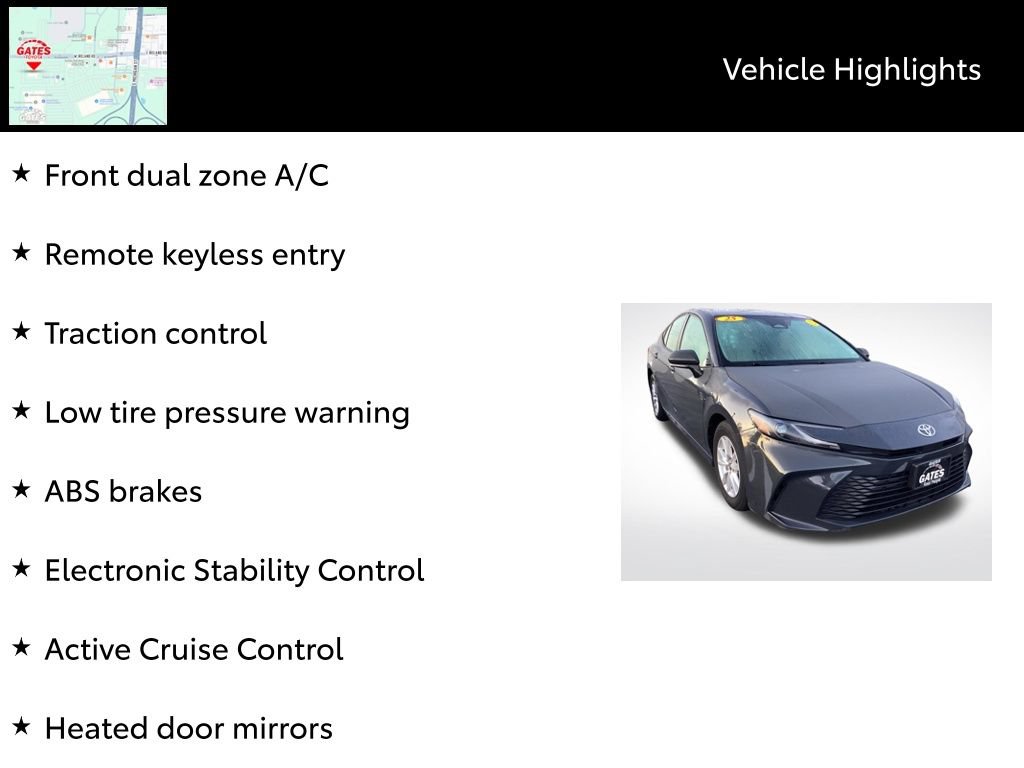 Used 2025 Toyota Camry LE FWD image 7