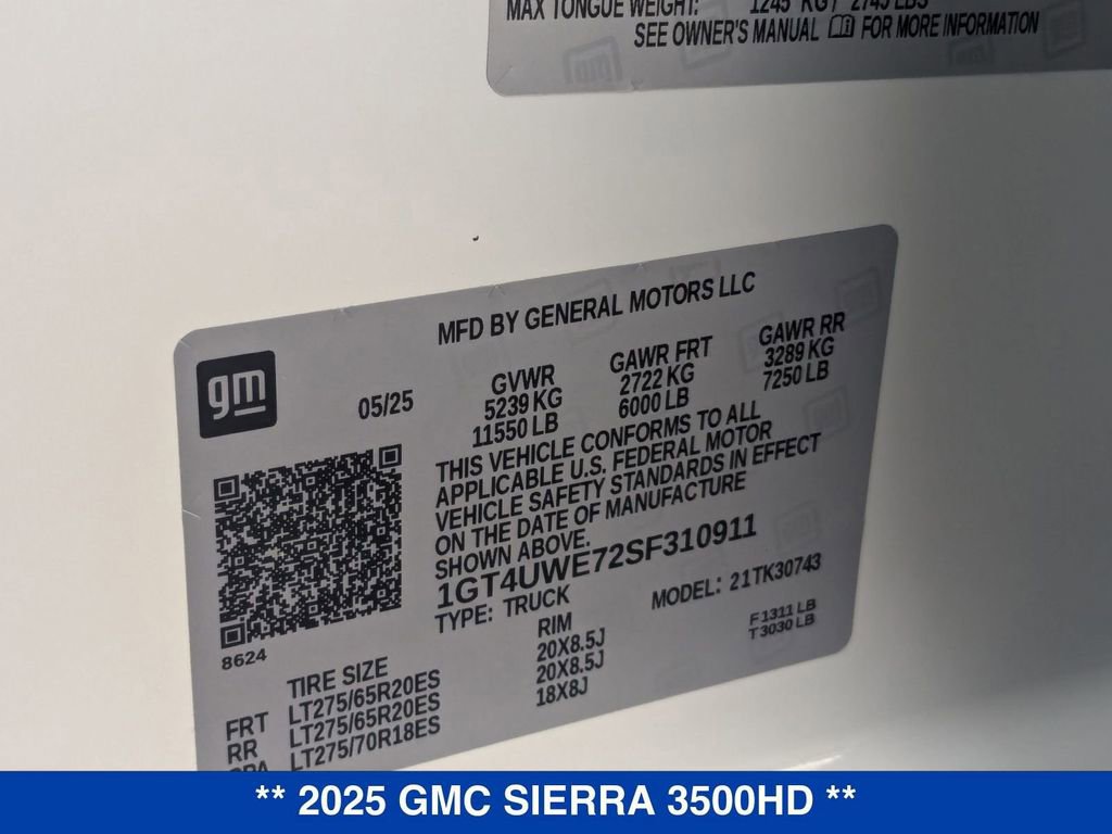 New 2025 GMC Sierra 3500 Denali w/ Denali Reserve Package image 41