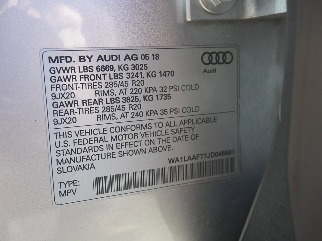 Used 2018 Audi Q7 3.0T Premium Plus w/ Premium Plus Package image 71