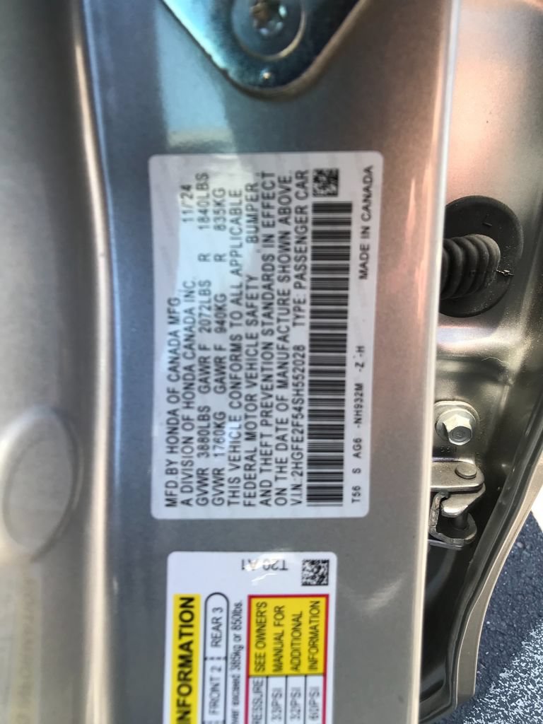 Certified 2025 Honda Civic Sport image 16