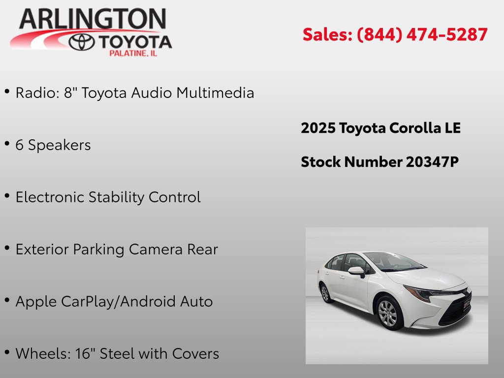 Used 2025 Toyota Corolla LE FWD image 4