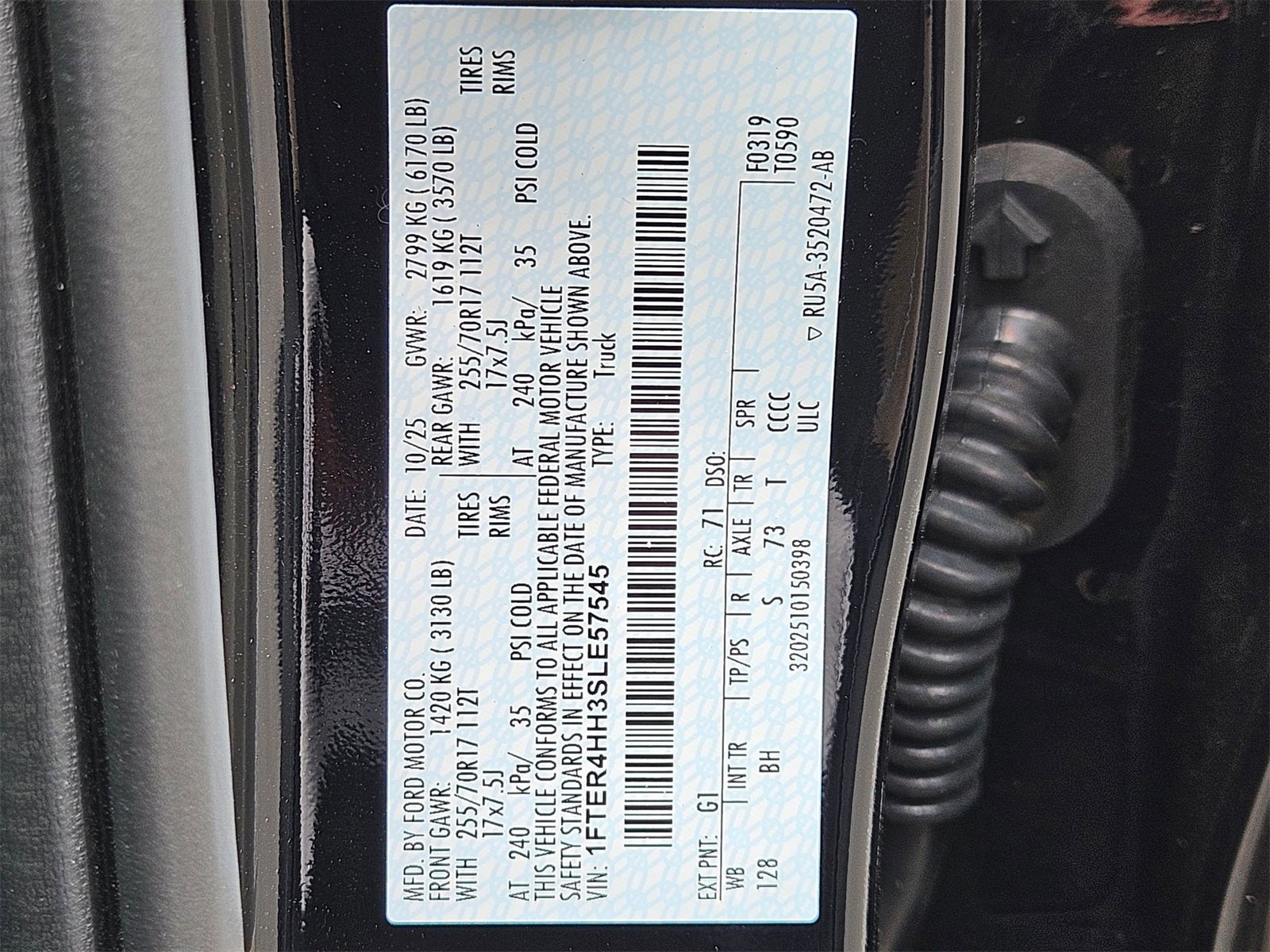 New 2025 Ford Ranger XLT w/ Equipment Group 301A High image 23