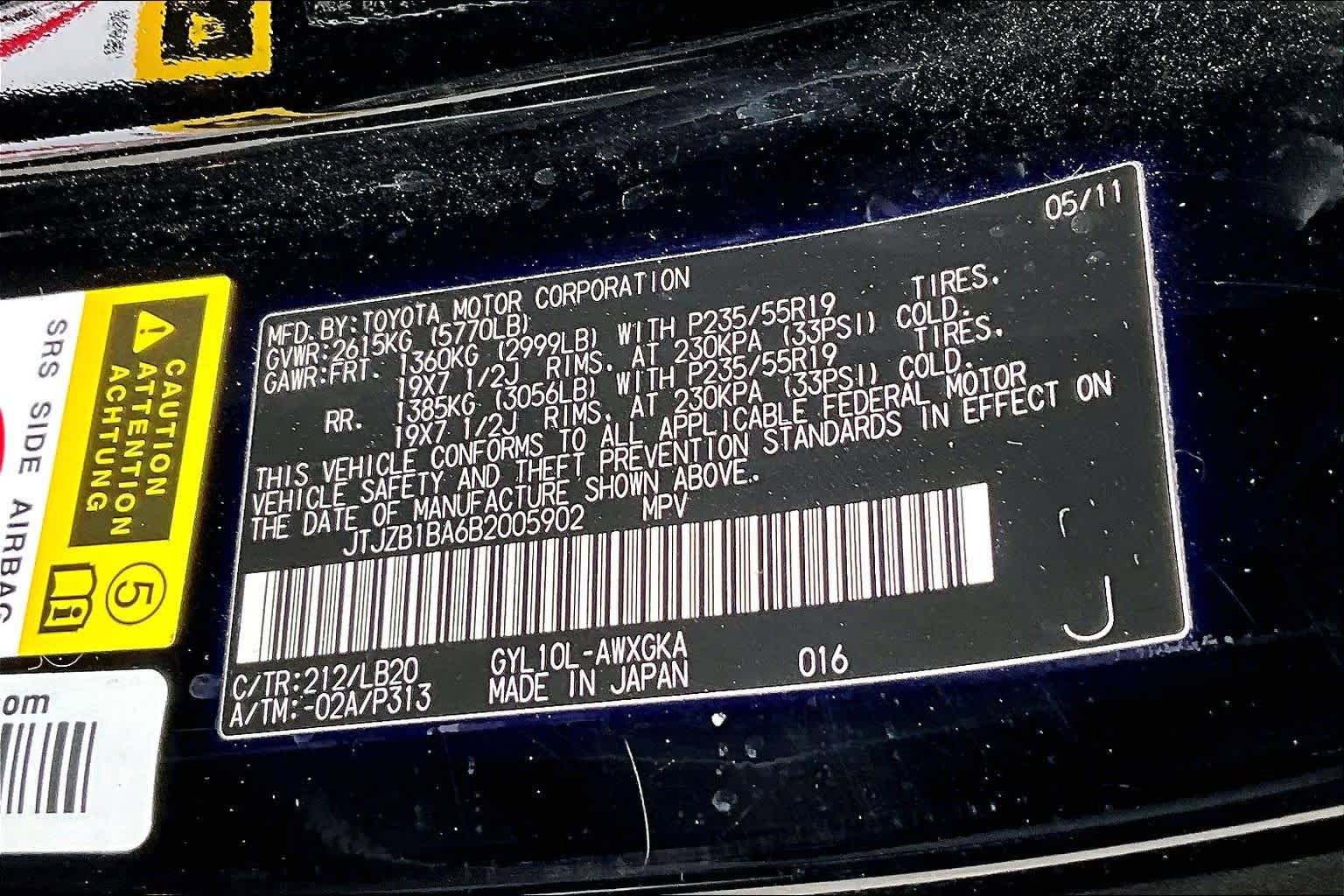 Used 2011 Lexus RX 450h 2WD w/ Premium Pkg image 35