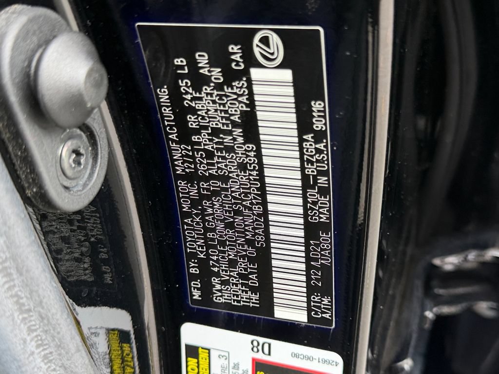 Certified 2023 Lexus ES 350 w/ Premium Package FWD image 28
