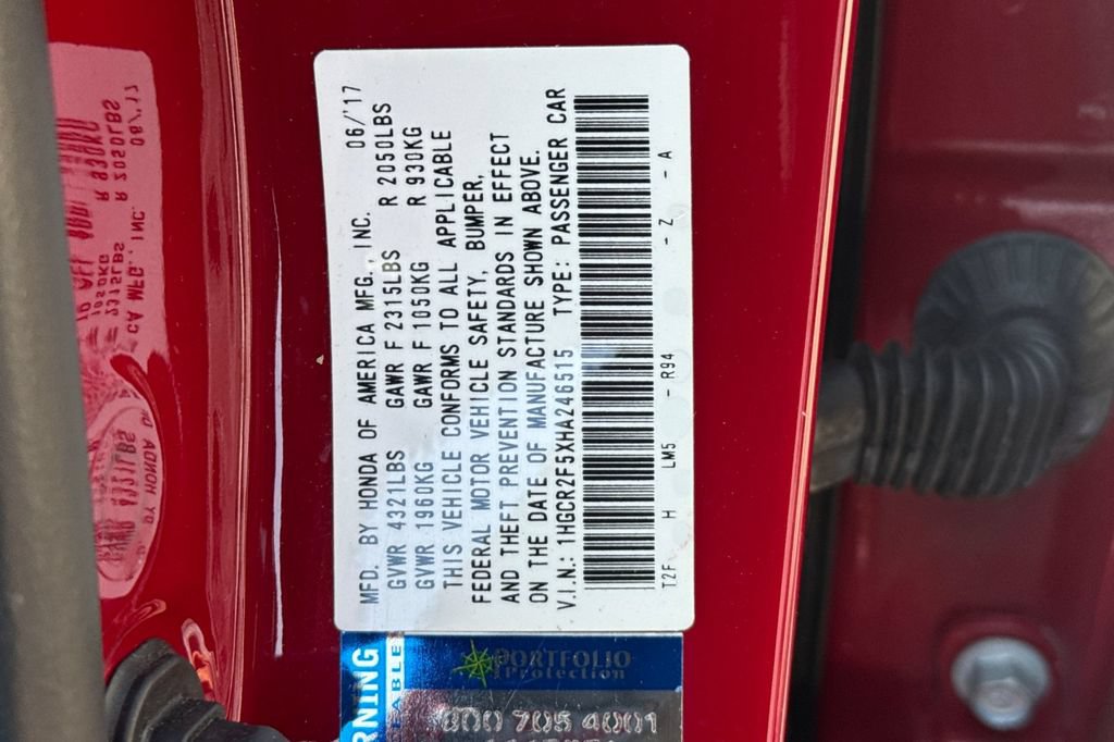 Certified 2017 Honda Accord Sport image 33