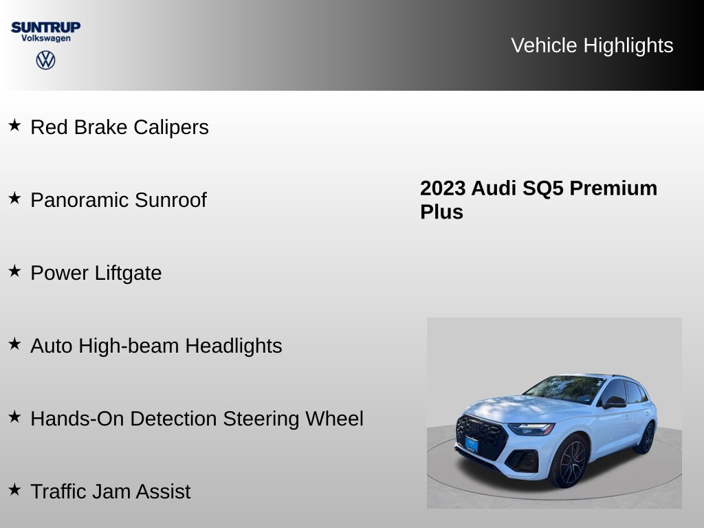 Used 2023 Audi SQ5 Premium Plus w/ Premium Plus Package AWD/4WD image 24