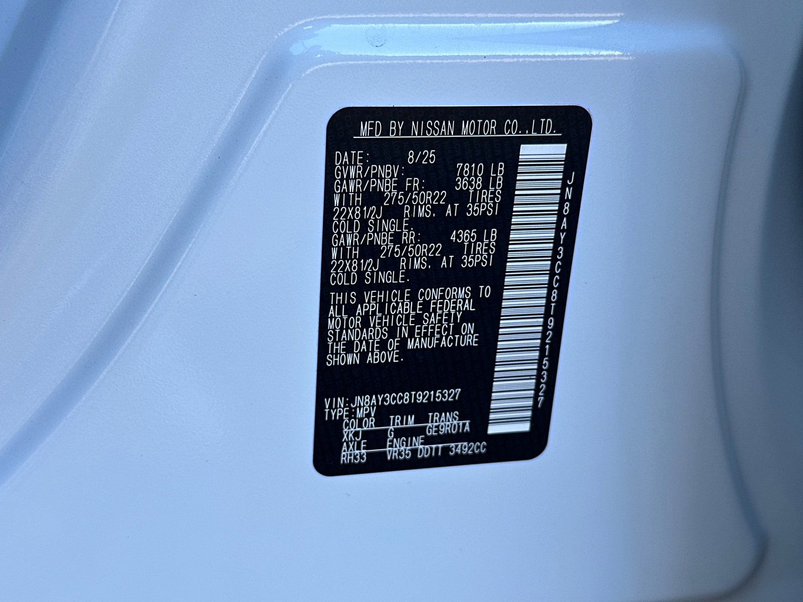 New 2026 Nissan Armada Platinum Reserve image 41