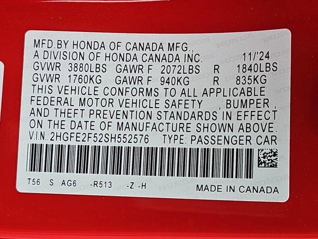 Used 2025 Honda Civic Sport image 34