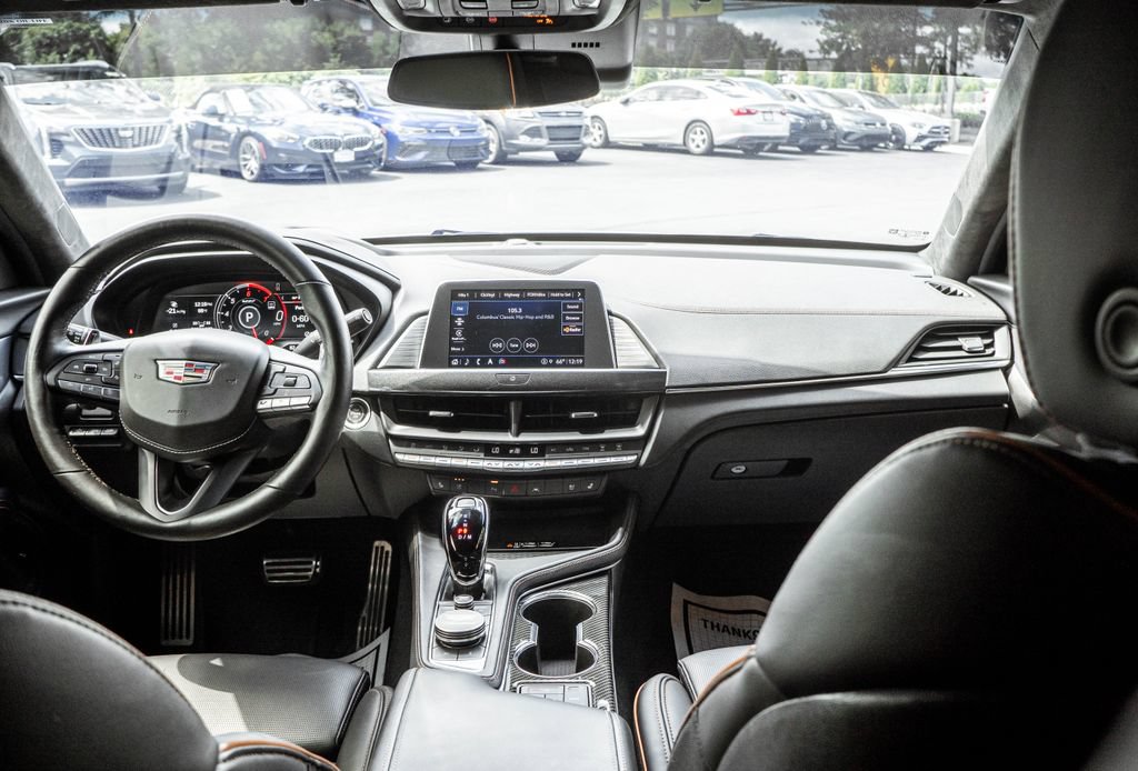Used 2022 Cadillac CT4 V w/ Navigation Package RWD image 9
