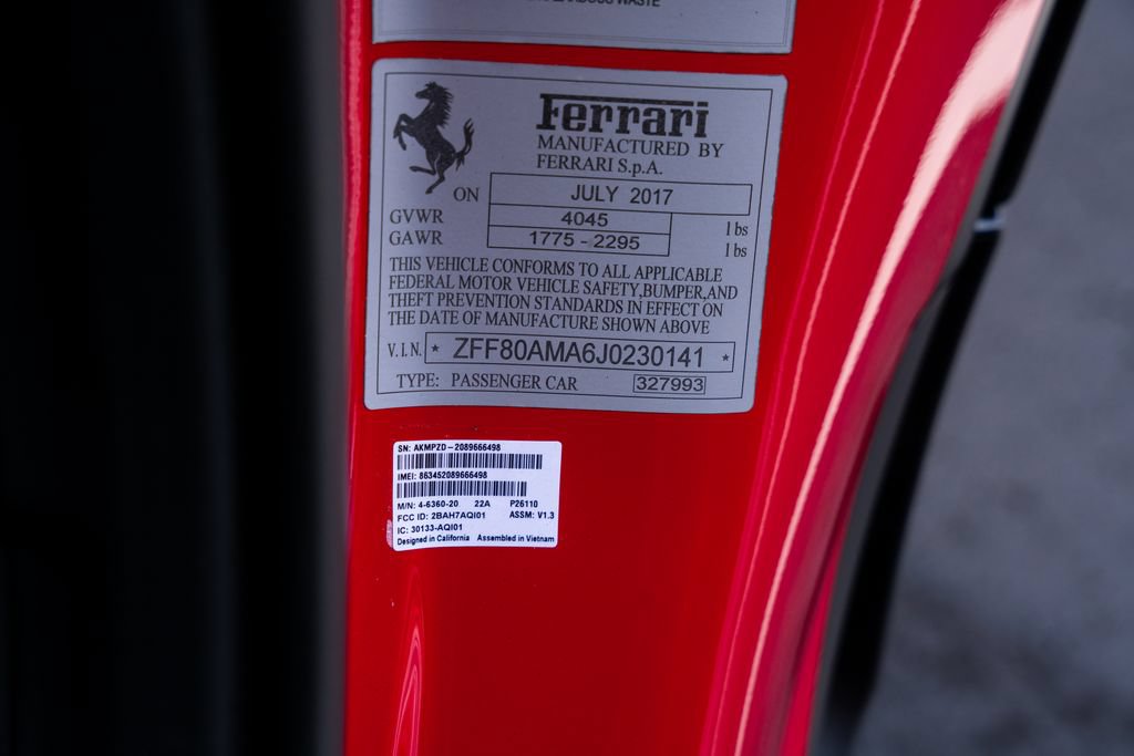 Used 2018 Ferrari 488 Spider RWD image 59