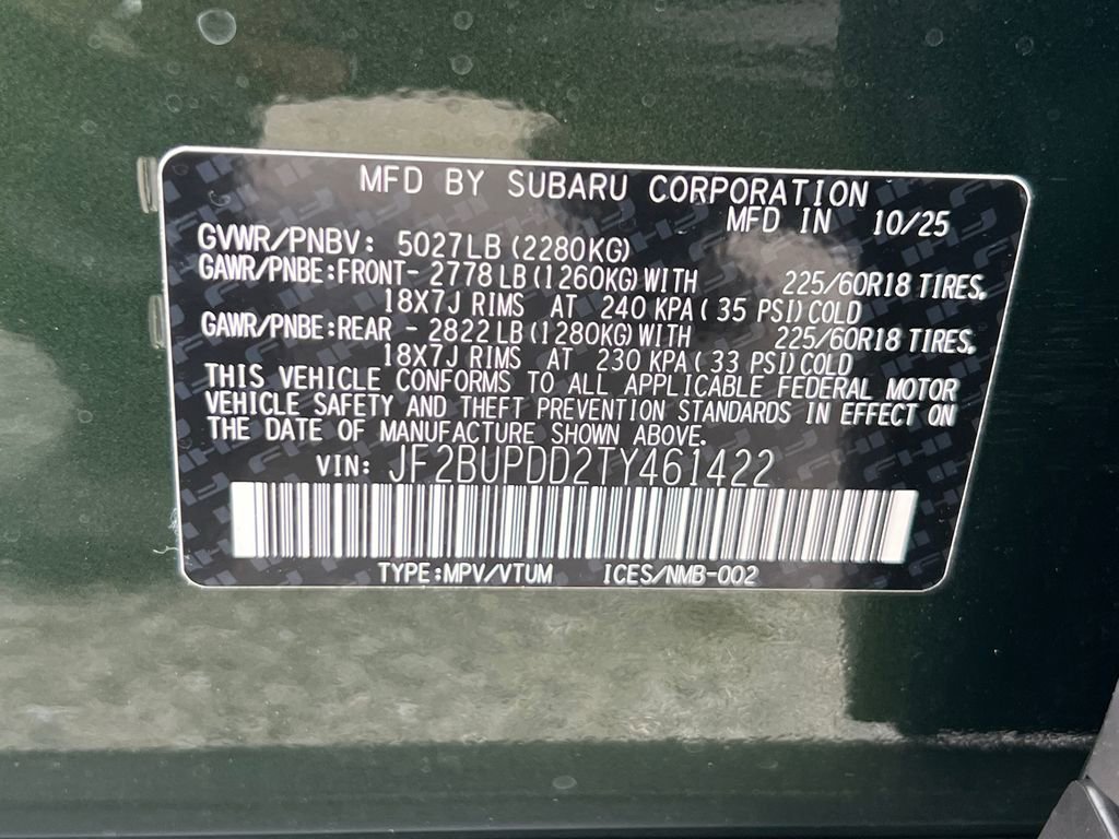 New 2026 Subaru Outback Limited image 31