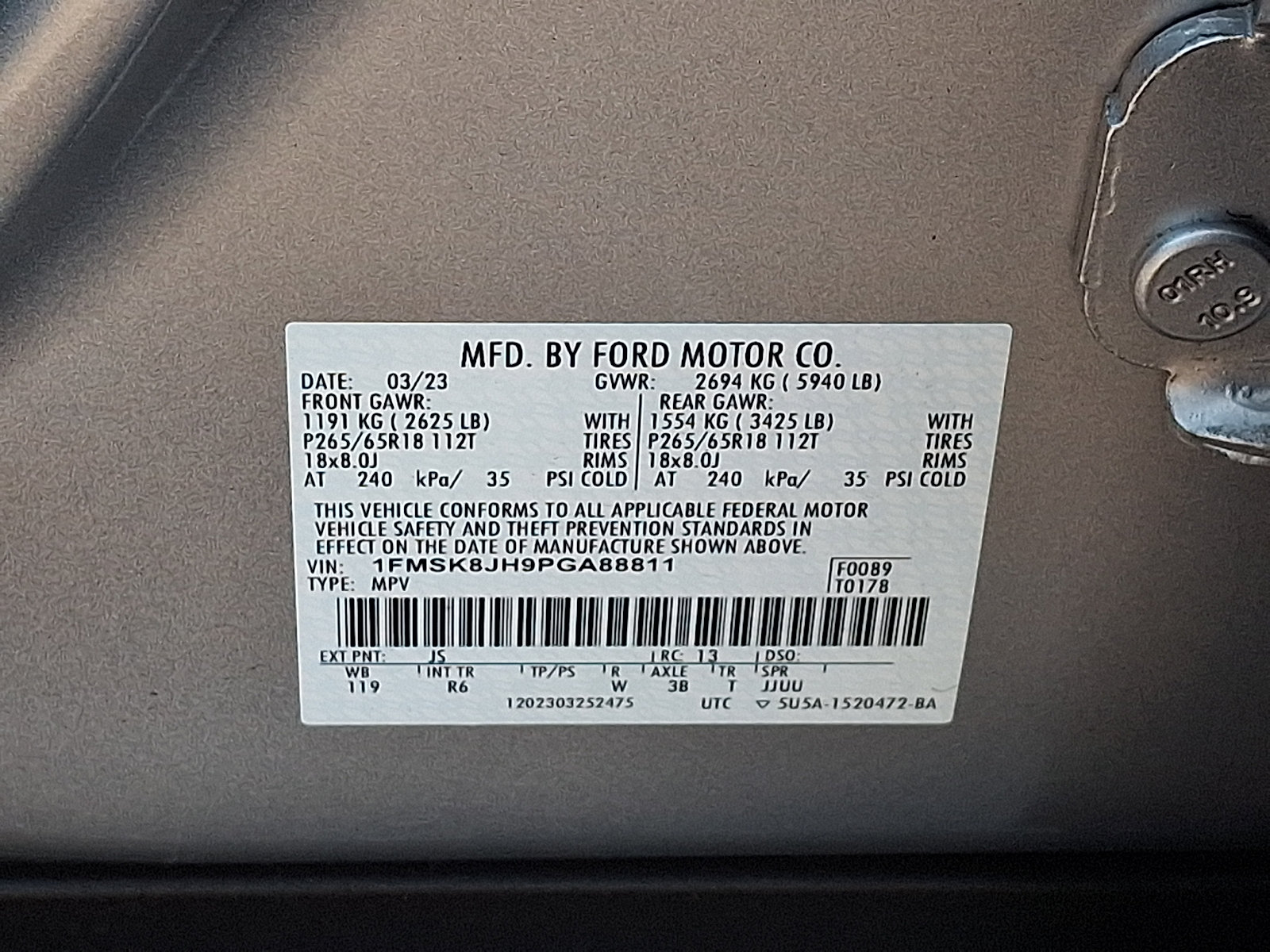 Used 2023 Ford Explorer Timberline w/ Timberline Technology Package AWD/4WD image 27