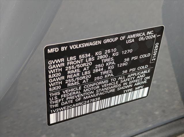 Used 2024 Volkswagen Atlas Cross Sport SE image 24