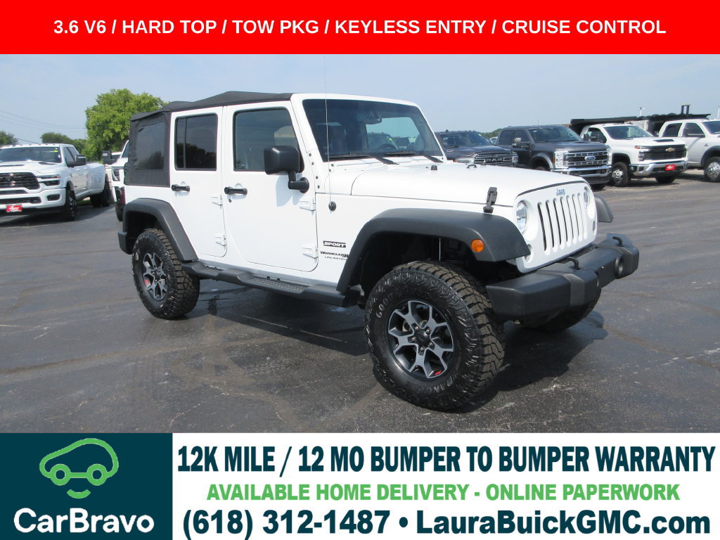 Used 2018 Jeep Wrangler Unlimited Sport S