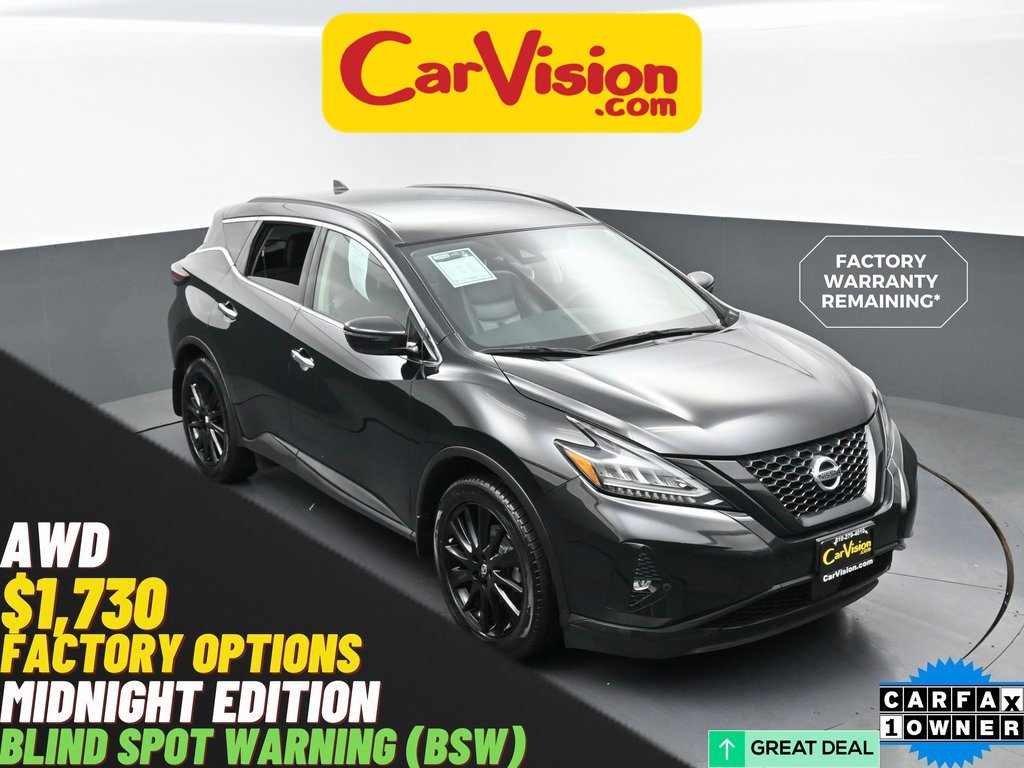 Used 2022 Nissan Murano SV w/ SV Midnight Edition Package