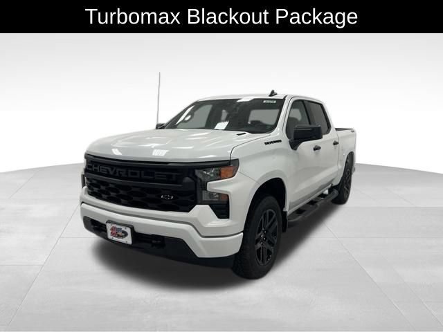 New 2026 Chevrolet Silverado 1500 Custom w/ Turbomax Blackout Package AWD/4WD image 4