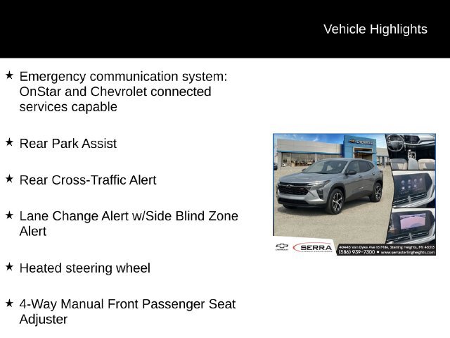 Certified 2024 Chevrolet Trax RS w/ Driver Confidence Package FWD image 5