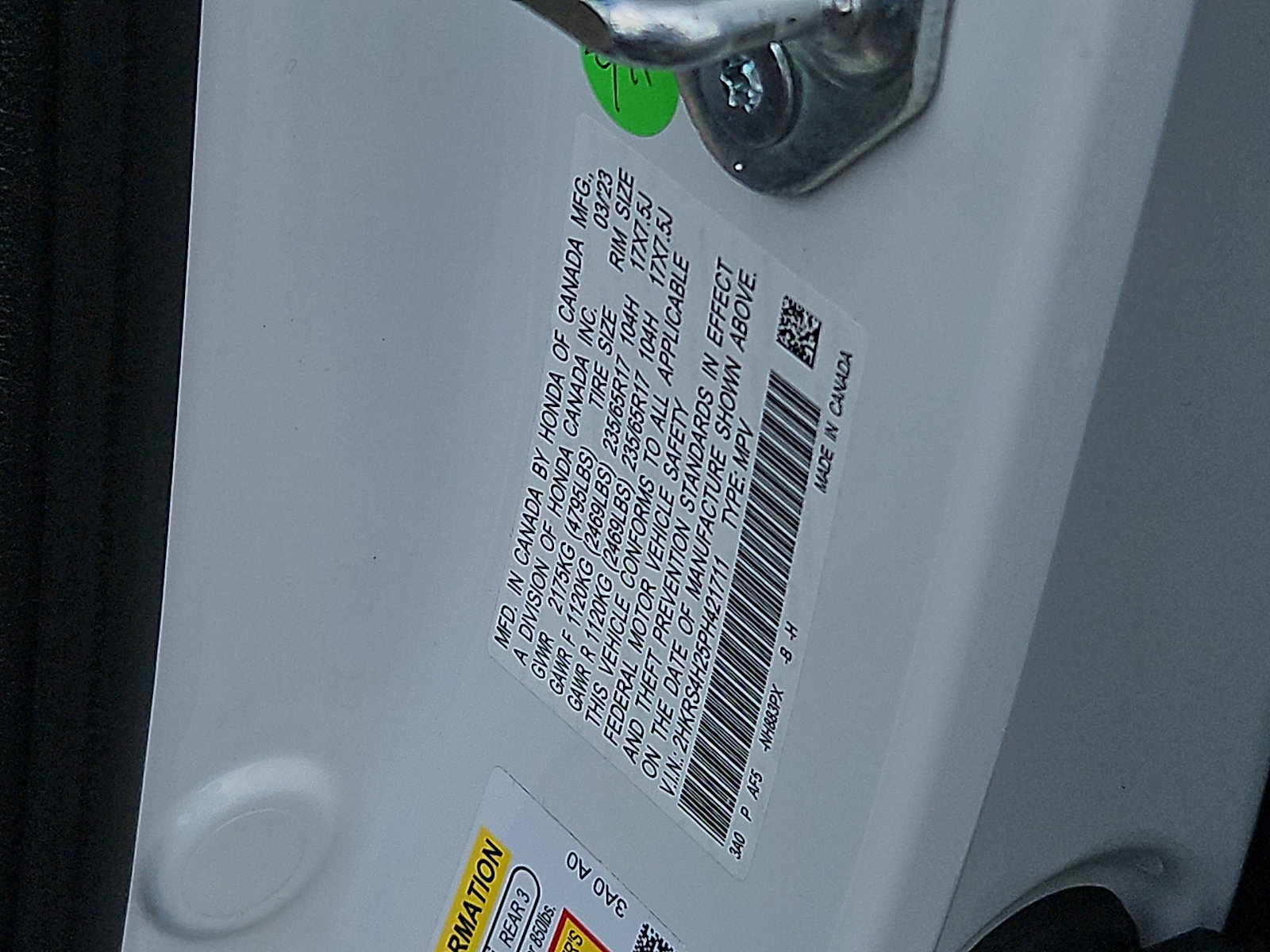 Used 2023 Honda CR-V LX image 26