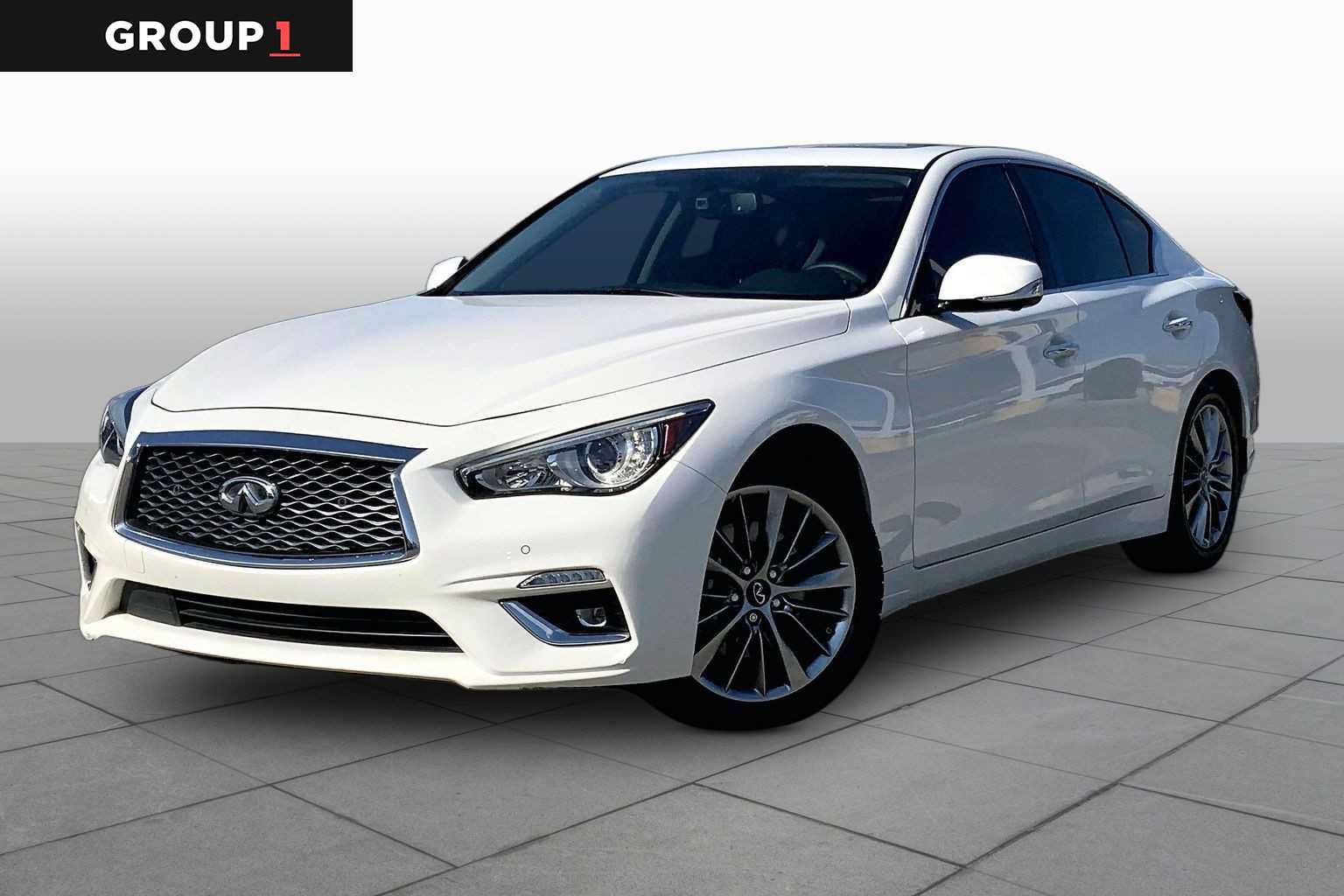 Used 2023 INFINITI Q50 Luxe w/ Cargo Package RWD image 1
