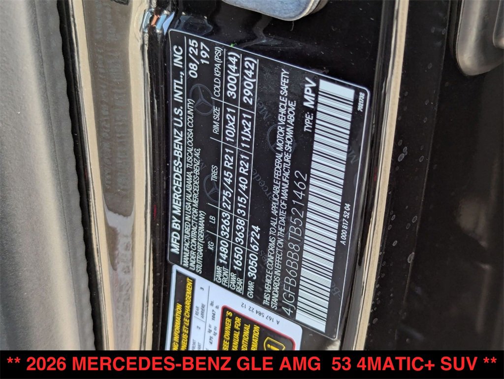 New 2026 Mercedes-Benz GLE 53 AMG 4MATIC image 22