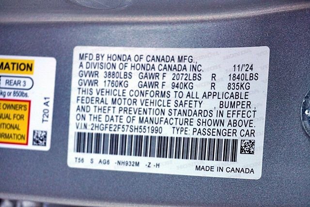 Used 2025 Honda Civic Sport image 32