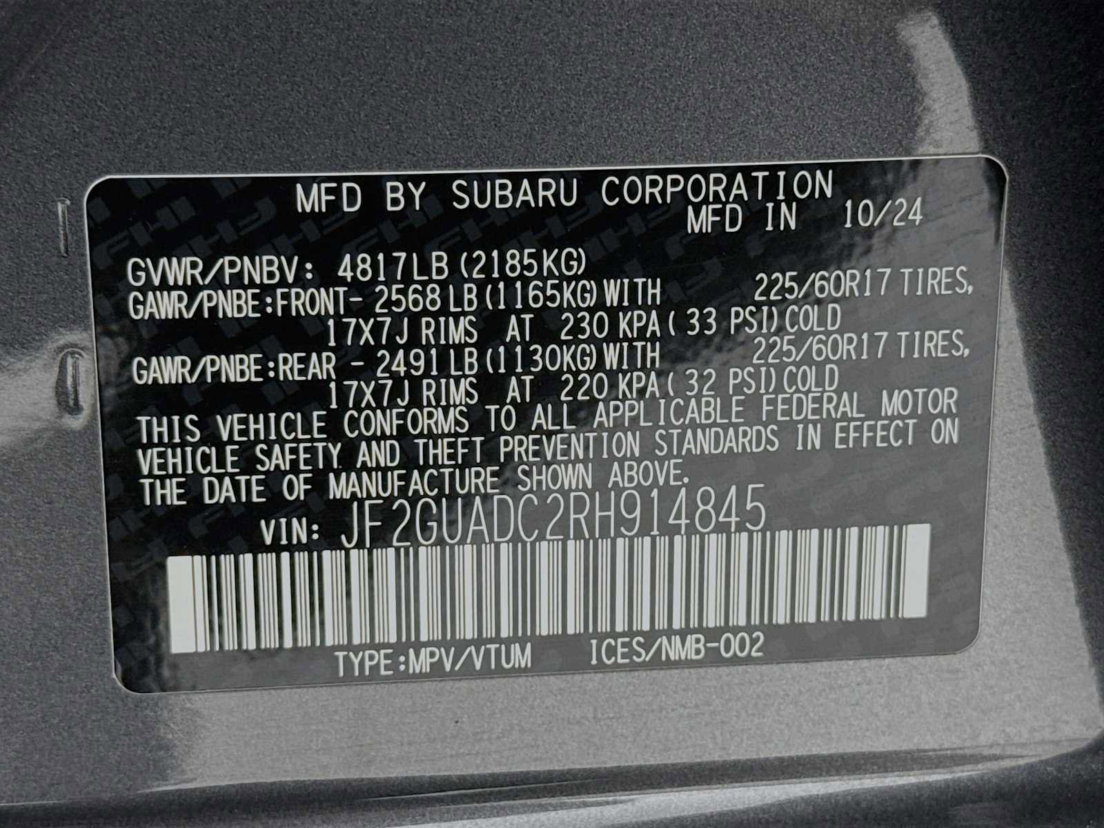 Used 2024 Subaru Crosstrek 2.0i Premium image 31