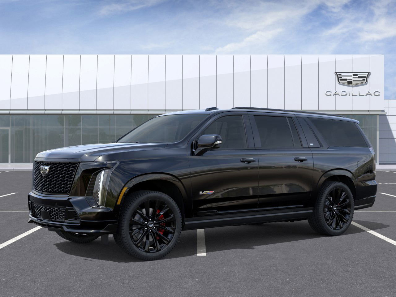 New 2026 Cadillac Escalade ESV V w/ LPO, ONYX Package image 2