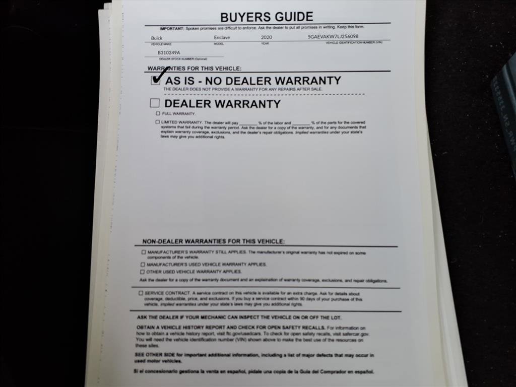 Used 2020 Buick Enclave Essence image 38