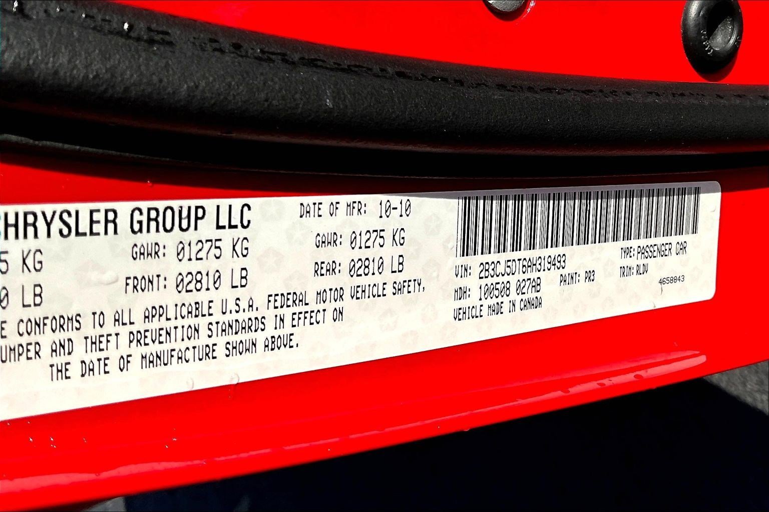 Used 2010 Dodge Challenger R/T RWD image 19