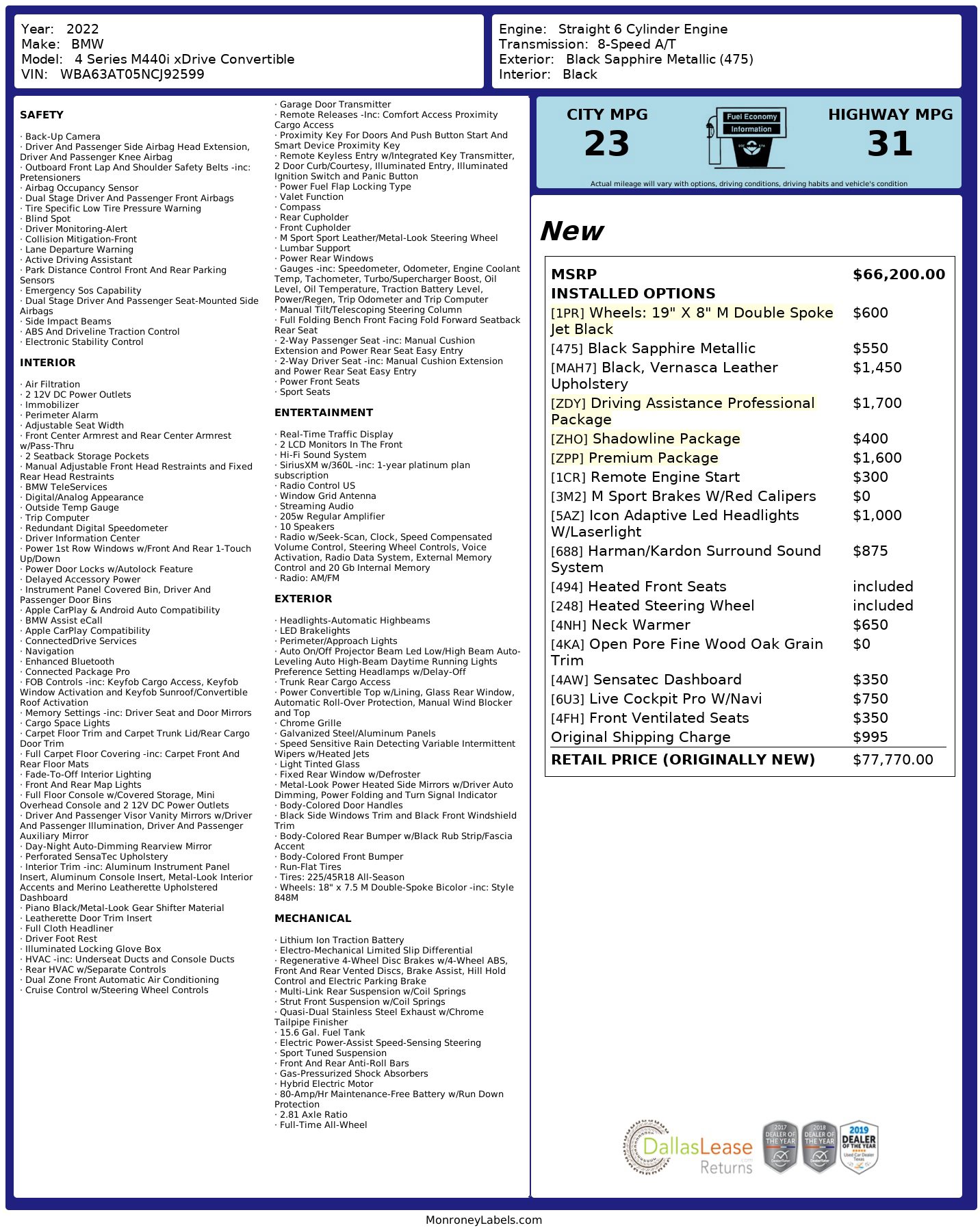Used 2022 BMW 440i xDrive Convertible image 2