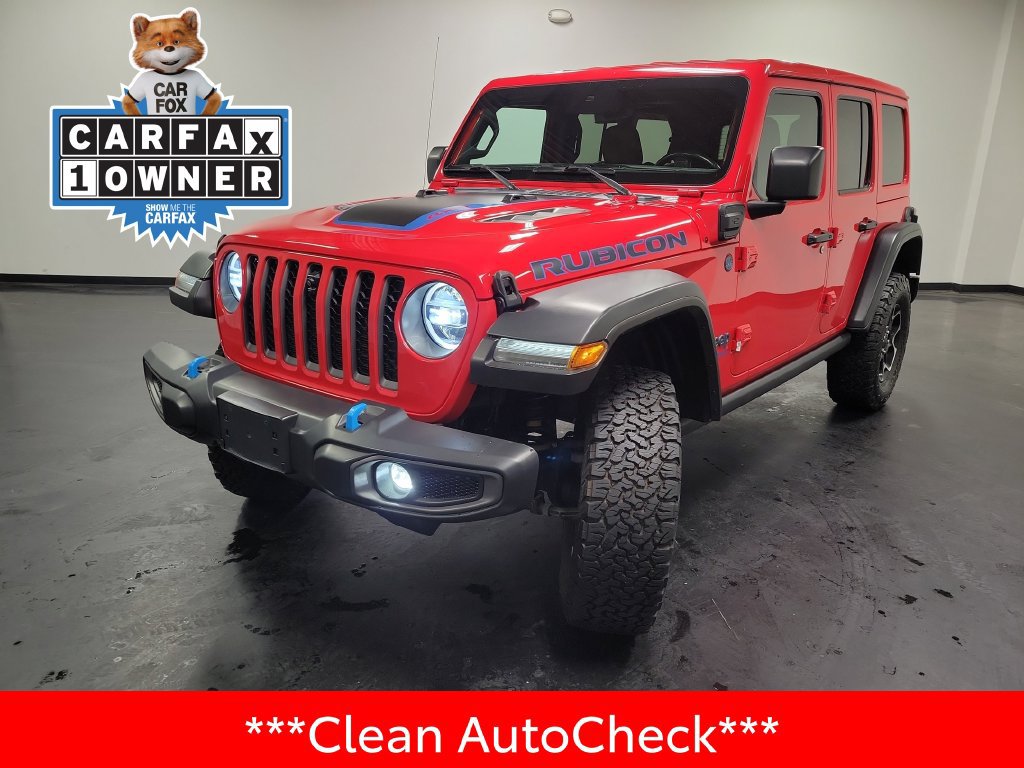Used 2021 Jeep Wrangler Unlimited Rubicon 4xe w/ Cold Weather Group AWD/4WD image 4
