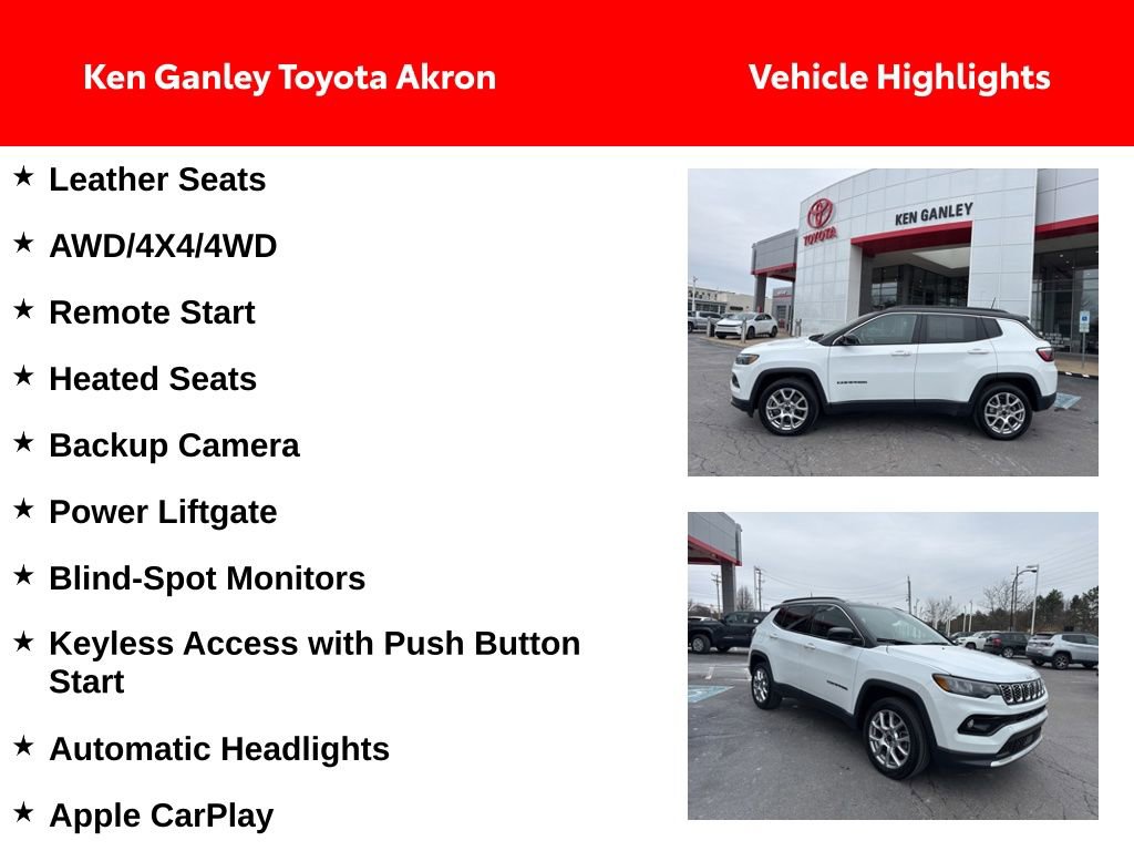 Used 2025 Jeep Compass Limited AWD/4WD image 2