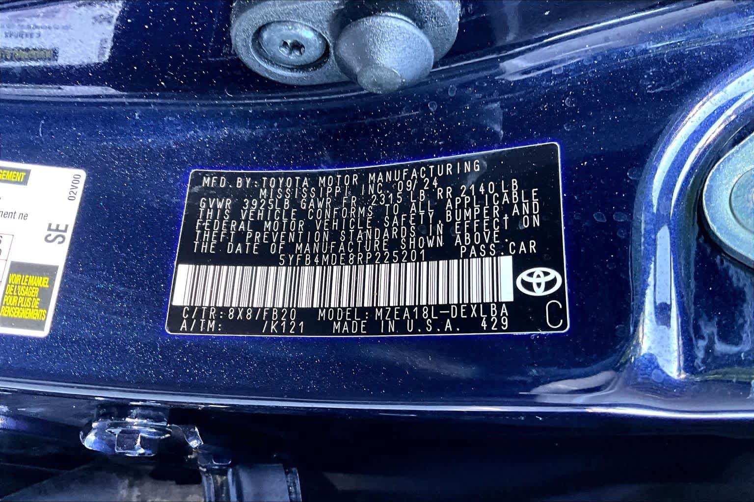 Certified 2024 Toyota Corolla LE FWD image 33