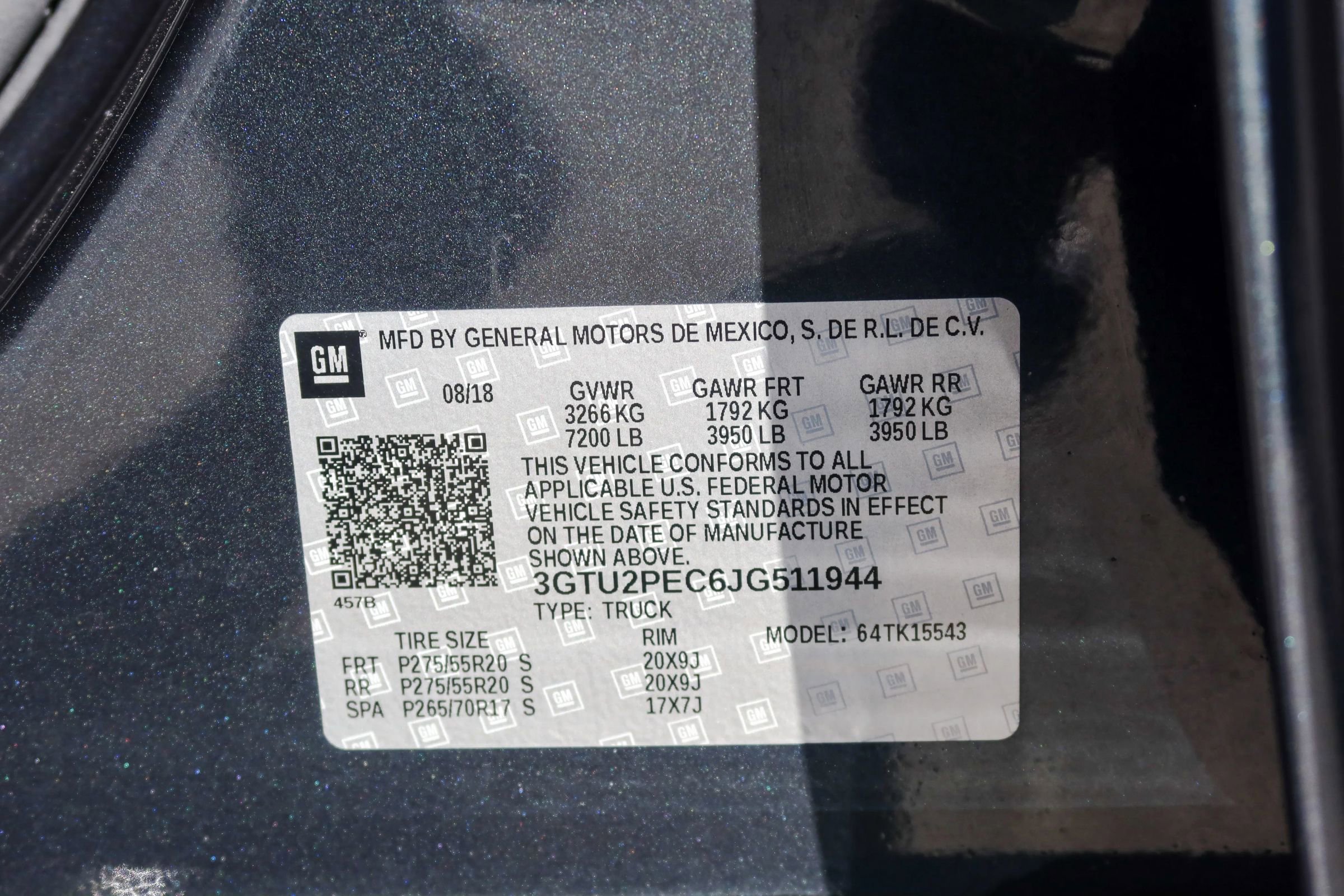 Used 2018 GMC Sierra 1500 Denali w/ LPO, Protection Package image 12