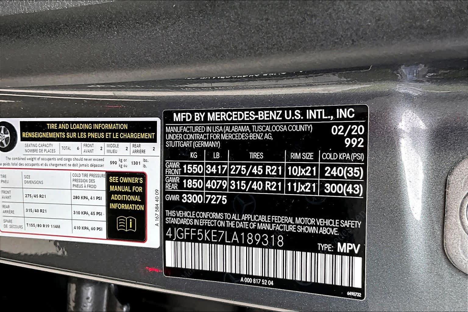 Used 2020 Mercedes-Benz GLS 450 4MATIC image 34