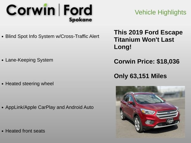 Used 2019 Ford Escape Titanium AWD/4WD image 18