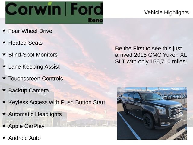 Used 2016 GMC Yukon XL SLT w/ Open Road Package image 4