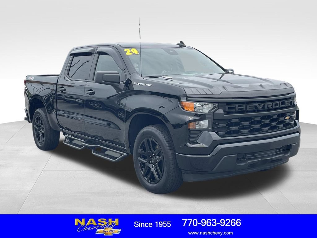 Used 2024 Chevrolet Silverado 1500 Custom AWD/4WD image 1