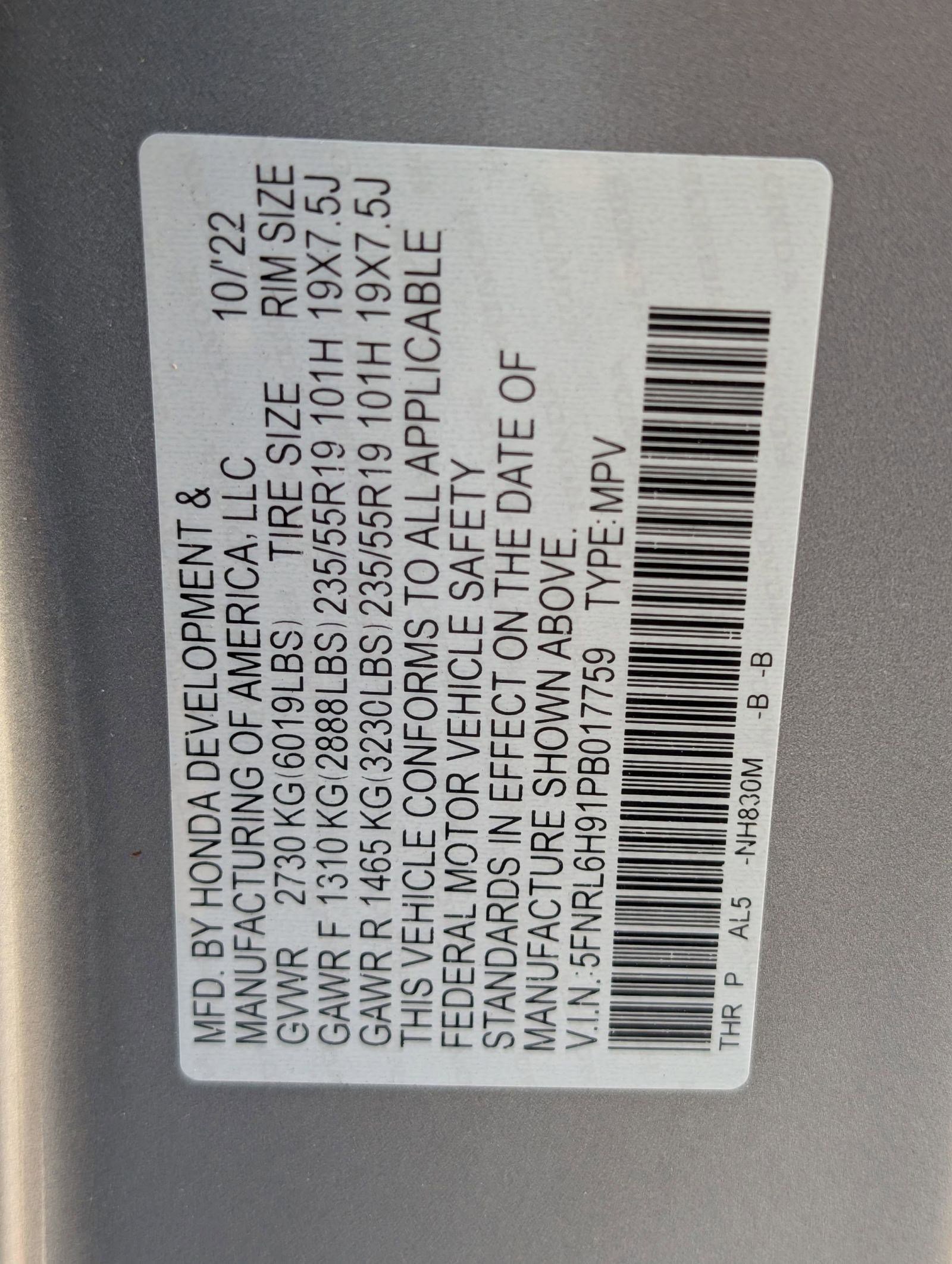 Used 2023 Honda Odyssey Elite image 22