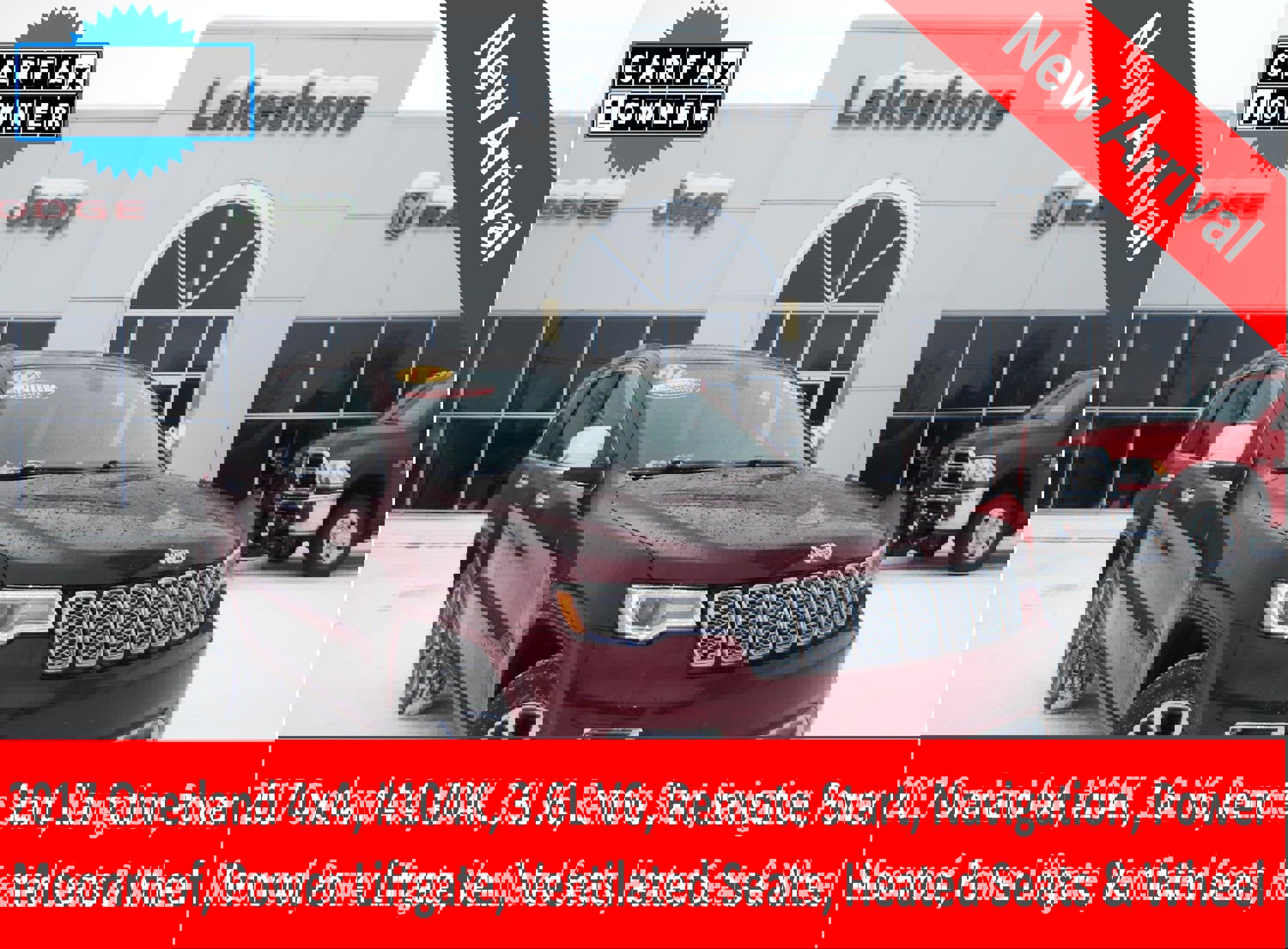 Certified 2017 Jeep Grand Cherokee Overland