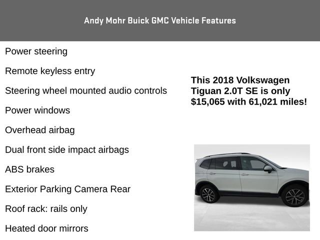 Used 2018 Volkswagen Tiguan SE w/ Panoramic Sunroof Package image 12