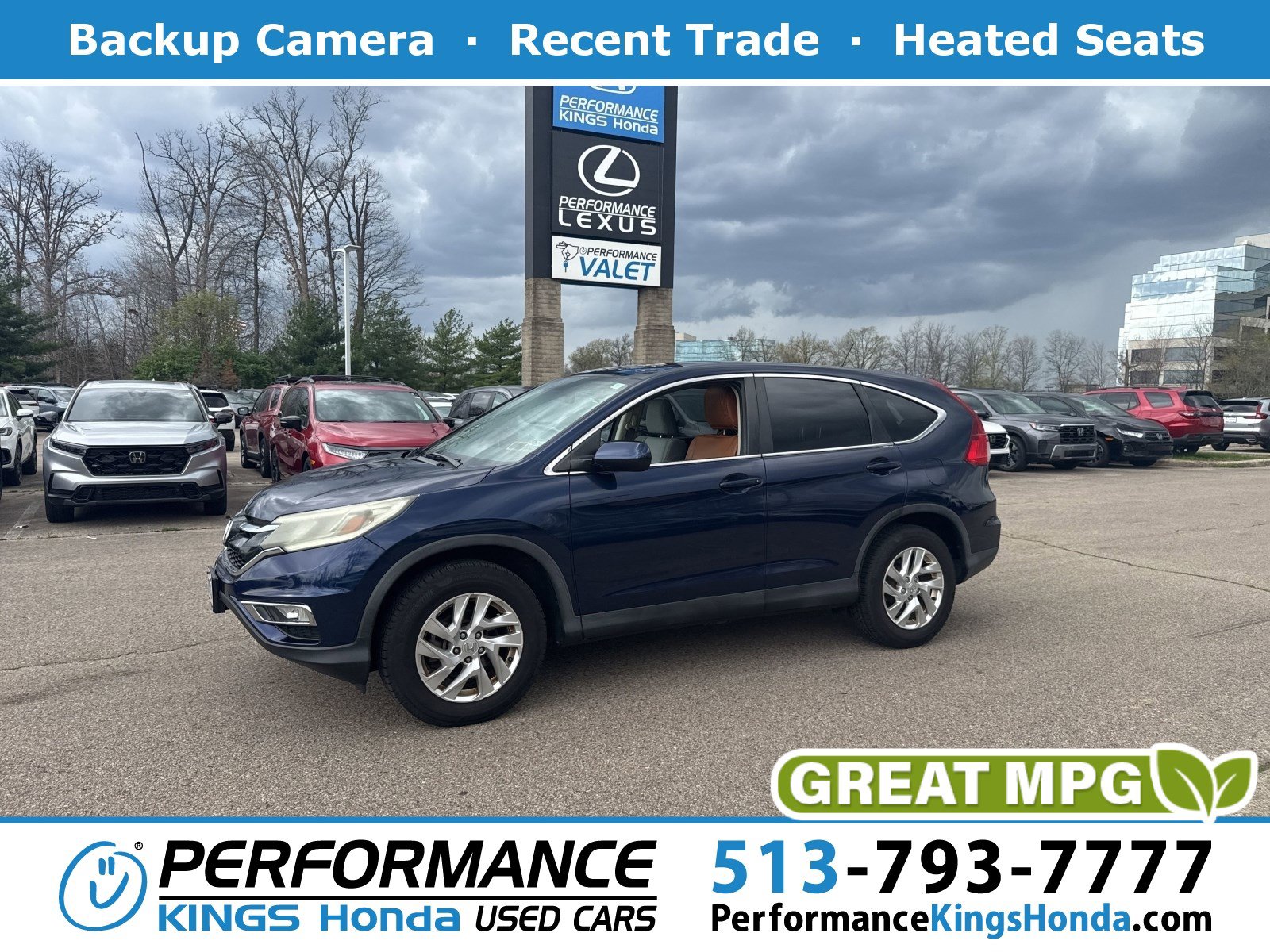Used 2015 Honda CR-V EX image 1