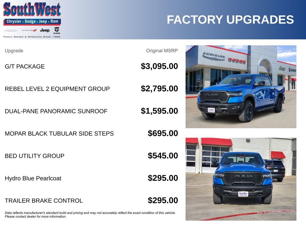 New 2026 RAM 1500 Rebel w/ G/T Package image 11