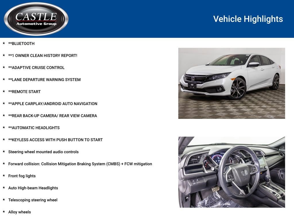 Used 2020 Honda Civic Sport image 3
