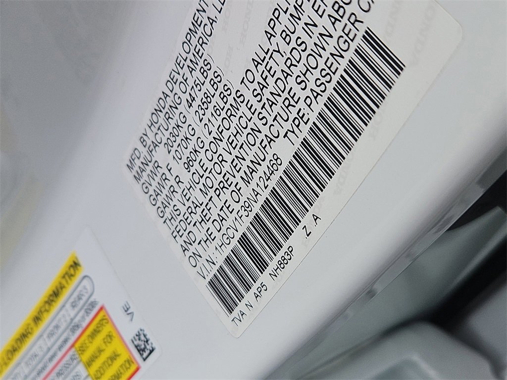 Certified 2022 Honda Accord Sport image 14