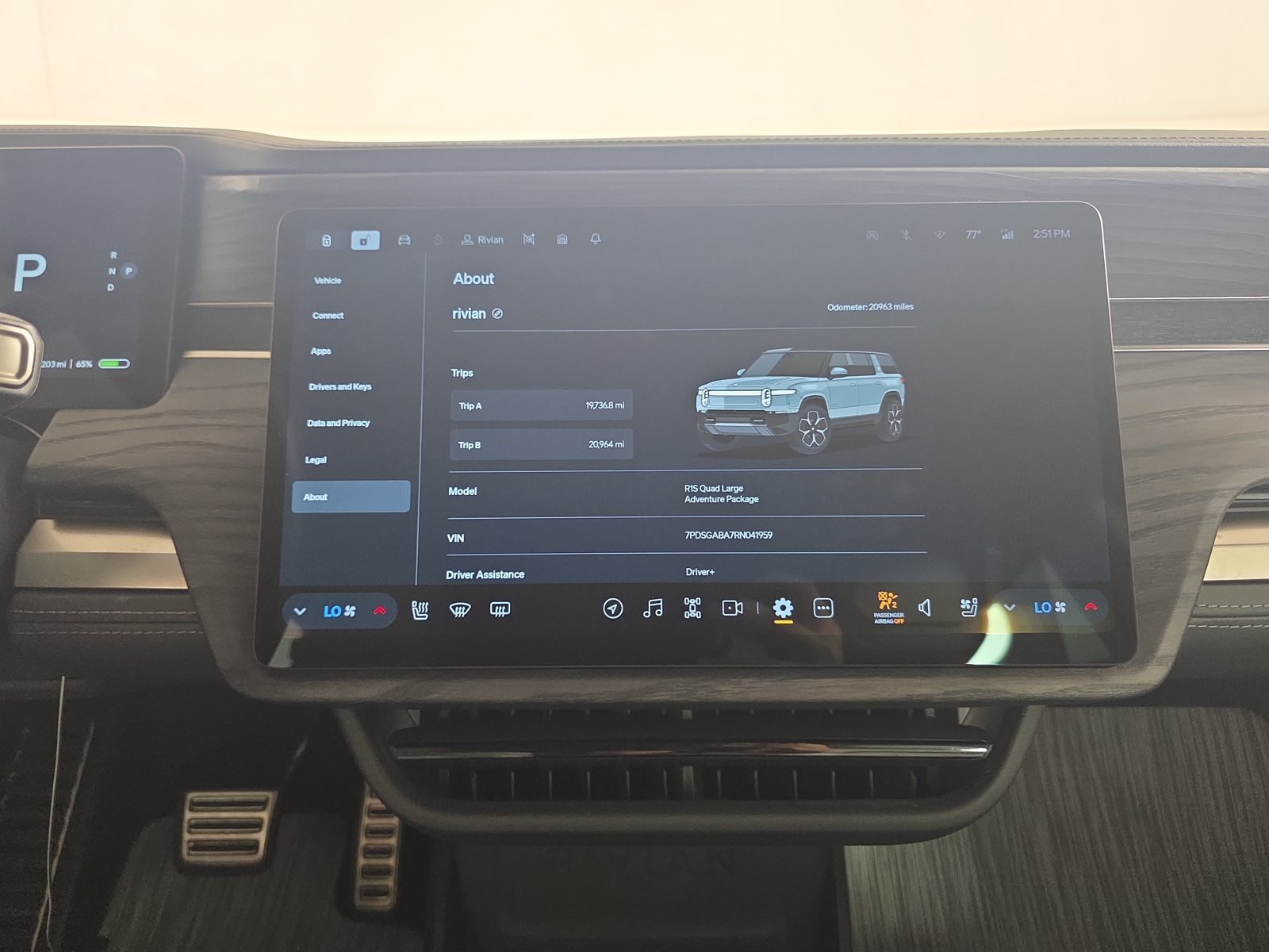 Used 2024 Rivian R1S Adventure Quad AWD/4WD image 63