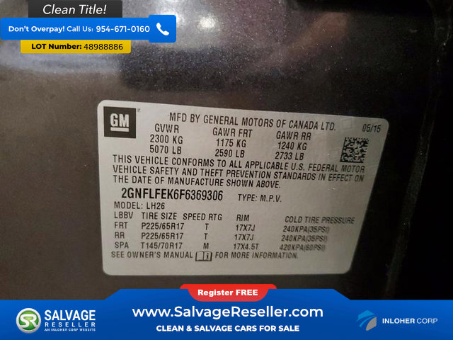 Used 2015 Chevrolet Equinox LT w/ Driver Convenience Package image 17