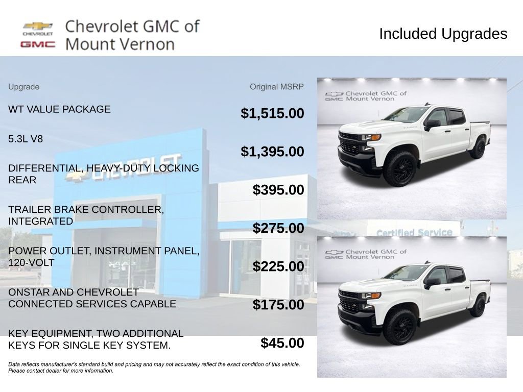 Used 2020 Chevrolet Silverado 1500 W/T w/ WT Value Package image 6