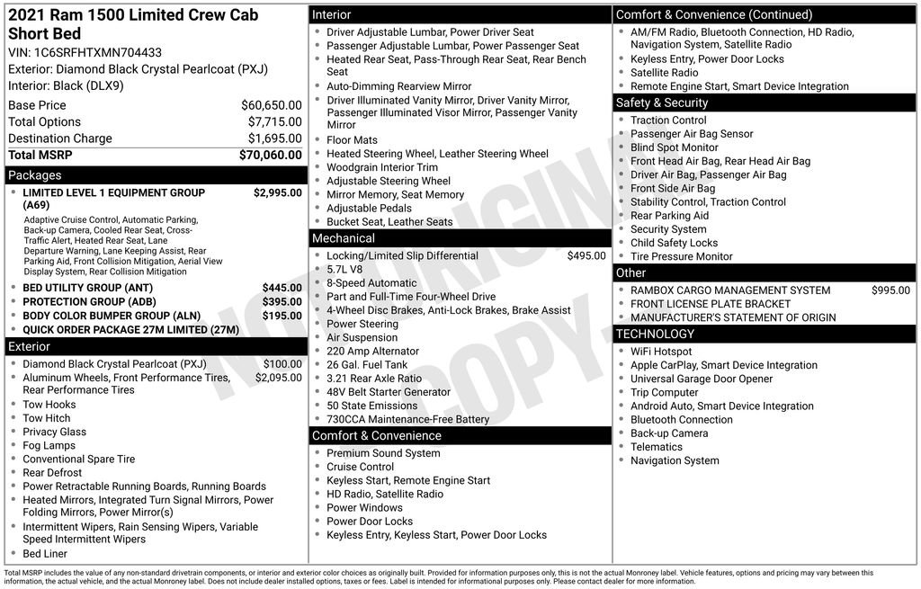 Used 2021 RAM 1500 Limited image 40